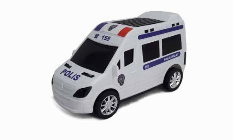 VAKUMLU SURTMELİ POLIS ARABASI 23 CM