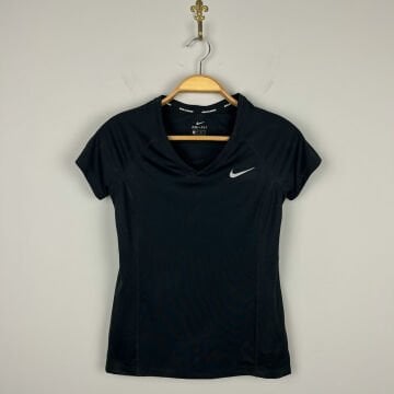Nike Drı Fit Kadın V Yaka Tshirt XS Beden