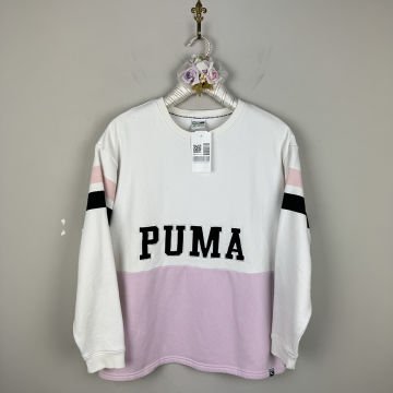 Puma Kadın Renk Bloklu Oversize Sweatshirt M Beden