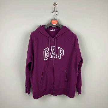 Gap Kadın Oversize Fermuarlı Sweatshirt XXL Beden