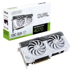 ASUS GeForce RTX 4070 DUAL White OC Edition 12GB GDDR6X 192 Bit DLSS 3 Ekran Kartı