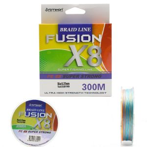 Remixon Fusion 300M 0,16mm X8 Multi Color İp Misina