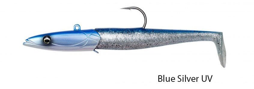 Savage gear Sandeel 20 cm 180 gr 2+1 Suni Yem Blue Silver UV