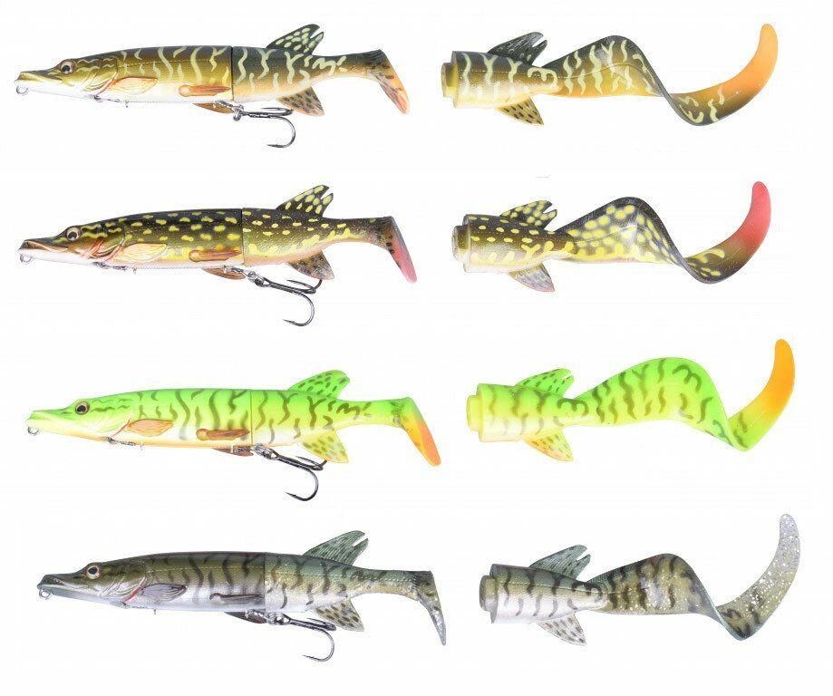 Savage gear Hybrid Pike 17 cm 45 gr SS 1+2 Suni Yem 07-Green Silver Pike