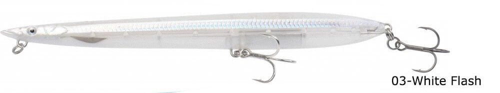 Savage gear Sandeel Surf Walker 125 10 gr Suni Yem 03-White Flash