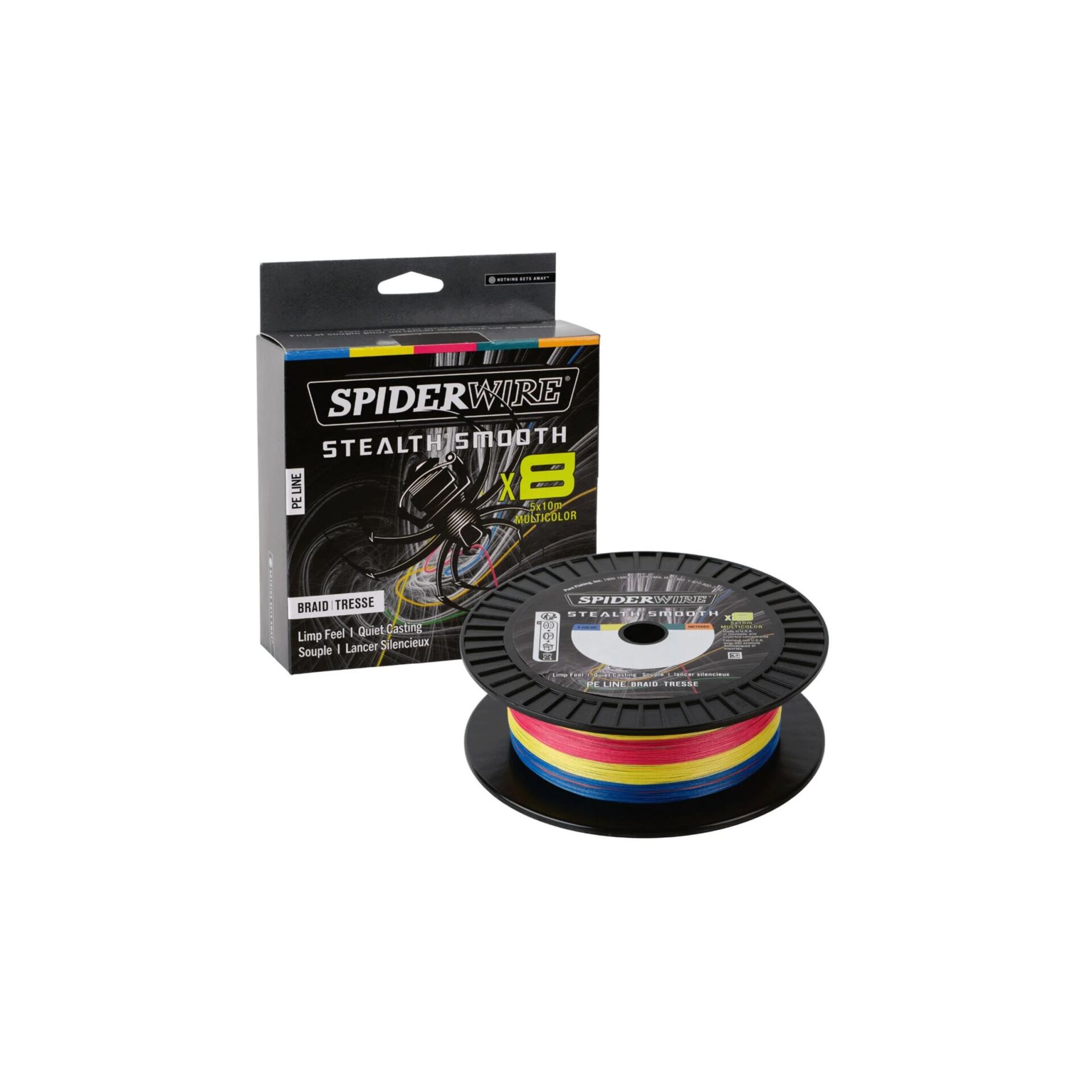 Spider Wire Stealth Smooth x8 300 m Multicolour 0.19mm