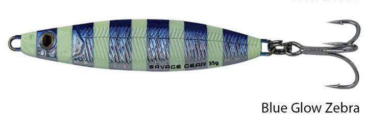 Savage gear Psycho Sprat 60g Suni Yem Blue Glow Zebra