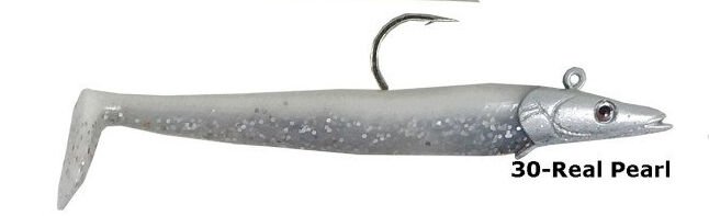 Savage gear Sandeel 12.5 cm 23 gr 2+1 Adet Suni Yem Real Pearl