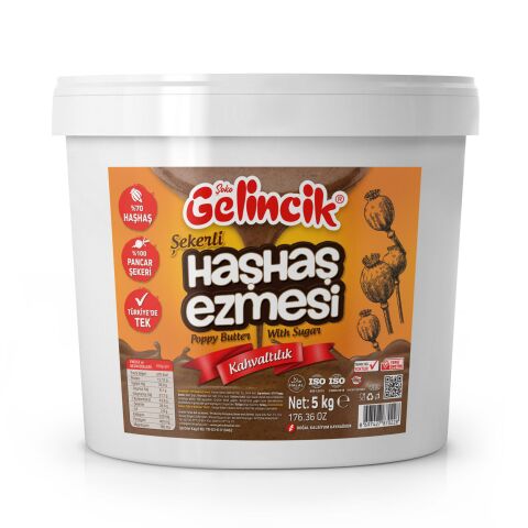 Gelincik Şekerli Haşhaş Ezmesi 5 kg