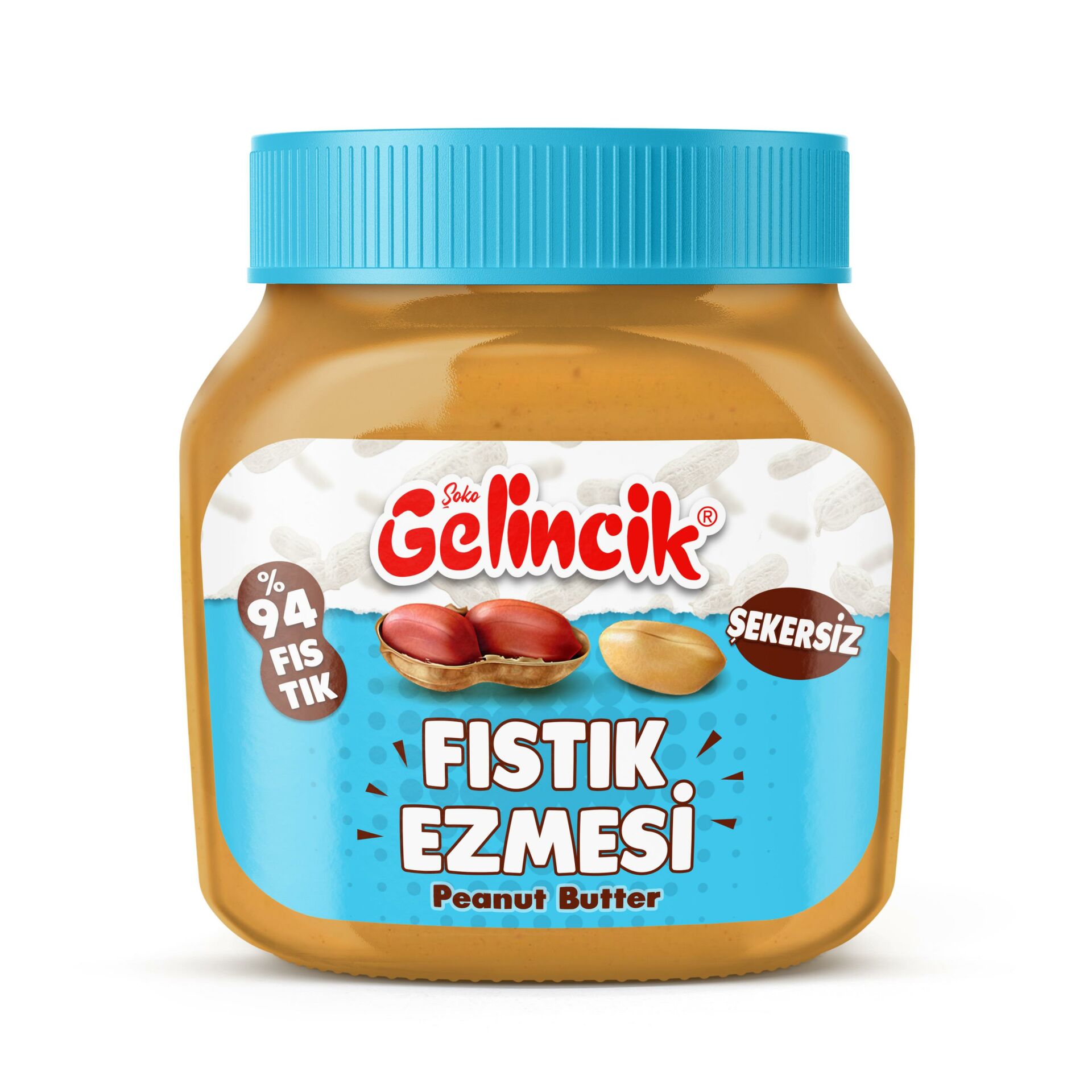 Gelincik 650 Gr Şekersiz Fıstık Ezmesi