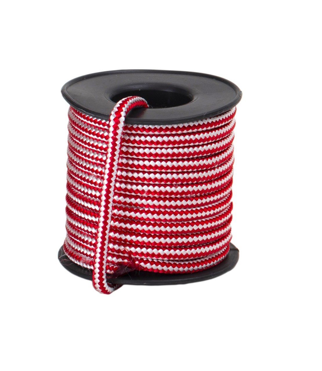 4mm Red White Striped