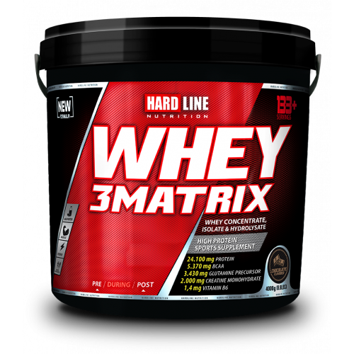 Hardline Whey 3 Matrix Protein Tozu Çikolata 4000 Gr