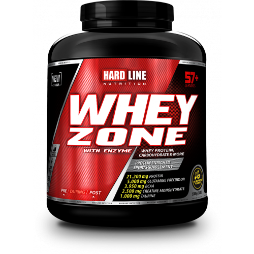 Hardline Whey Zone Protein Tozu Sarı Meyveli 2300 Gr