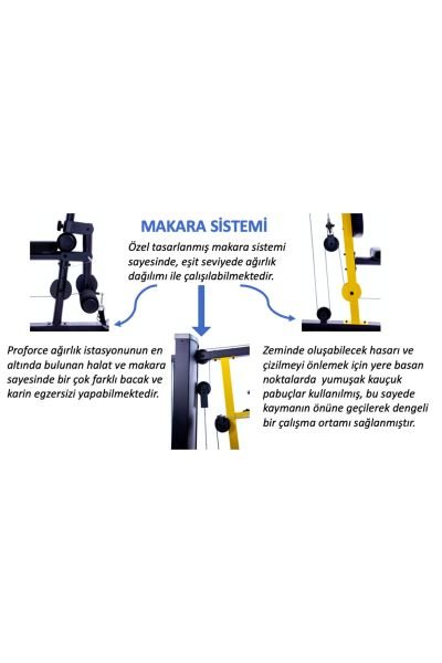 Emh07- Tek Kişilik Çok Fonksiyonlu Ayarlanabilir Ağırlık Çalışma Istasyonu