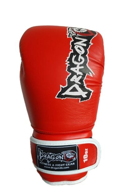 Unisex Kırmızı Attack 5 Kick Boks Muay Thai Boks Eldiveni 10 Oz