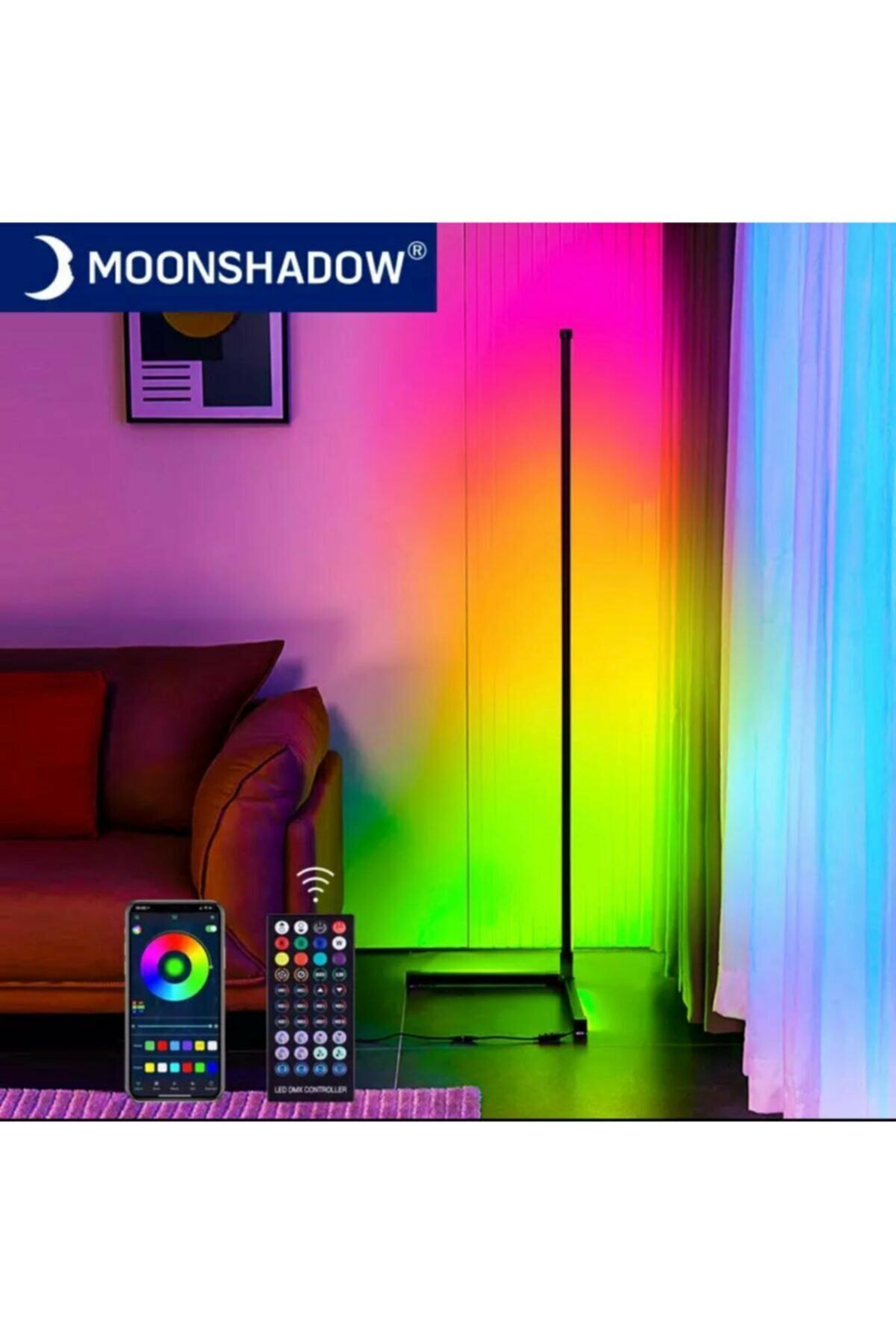 Moonshadow Dekoratif Oda Aydınlatma Sistemi Argb Adreslenebilir Led