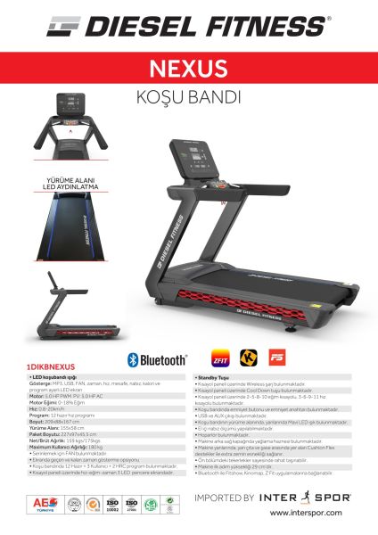 Diesel Fitness Nexus Koşu Bandı