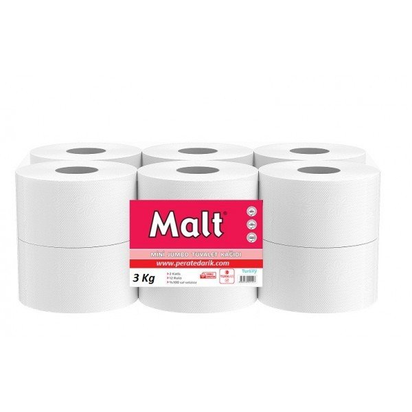 Malt Mini Jumbo Tuvalet Kağıdı 10 Cm 3 Kg
