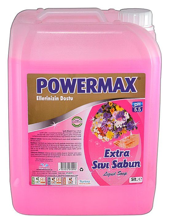 Powermax Extra Sıvı Sabun 5 Lt