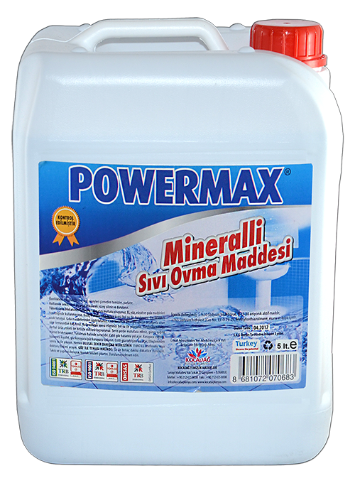 Powermax Mineralli Sıvı Ovma Maddesi 5 Lt