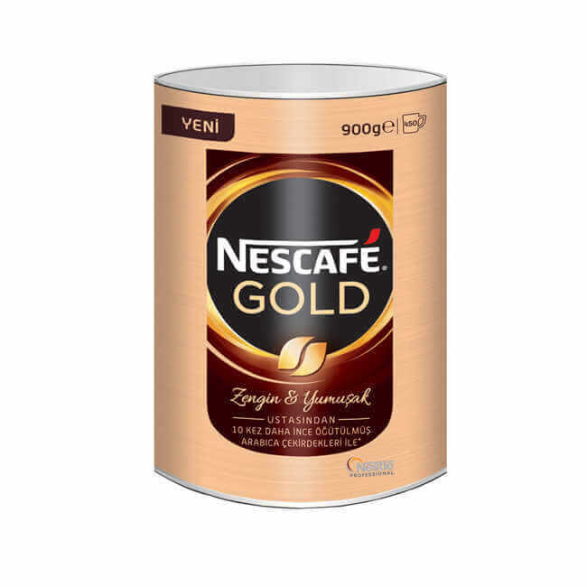 Nescafe Gold Teneke Kutu Yoğun Aroma 900 Gr