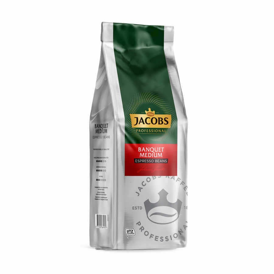 Jacobs Banquet Medium Espresso Beans Çekirdek Kahve 1000 Gr
