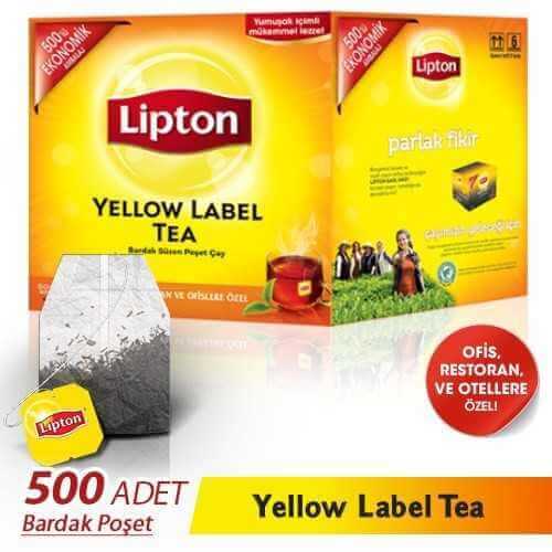 Lipton Yellow Label Bardak Poşet Çay 500'lü