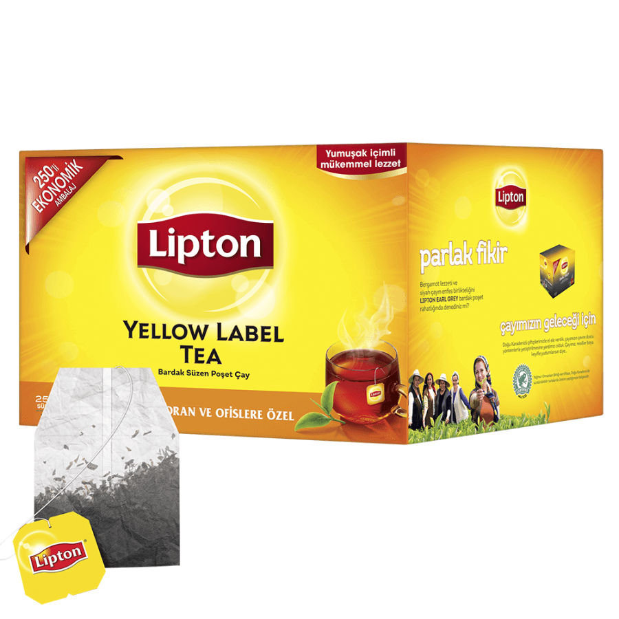 Lipton Yellow Label Bardak Poşet Çay 250'li