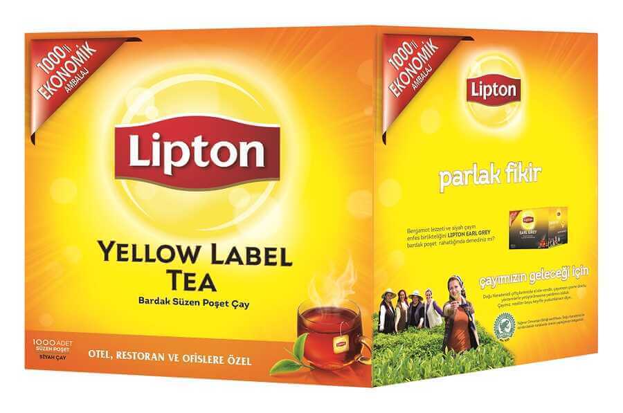 Lipton Yellow Label Bardak Poşet Çay 1000'li