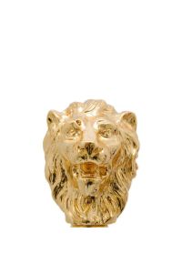 GOLD RENK ASLAN FİGÜRLÜ SİYAH BASTON 92 CM