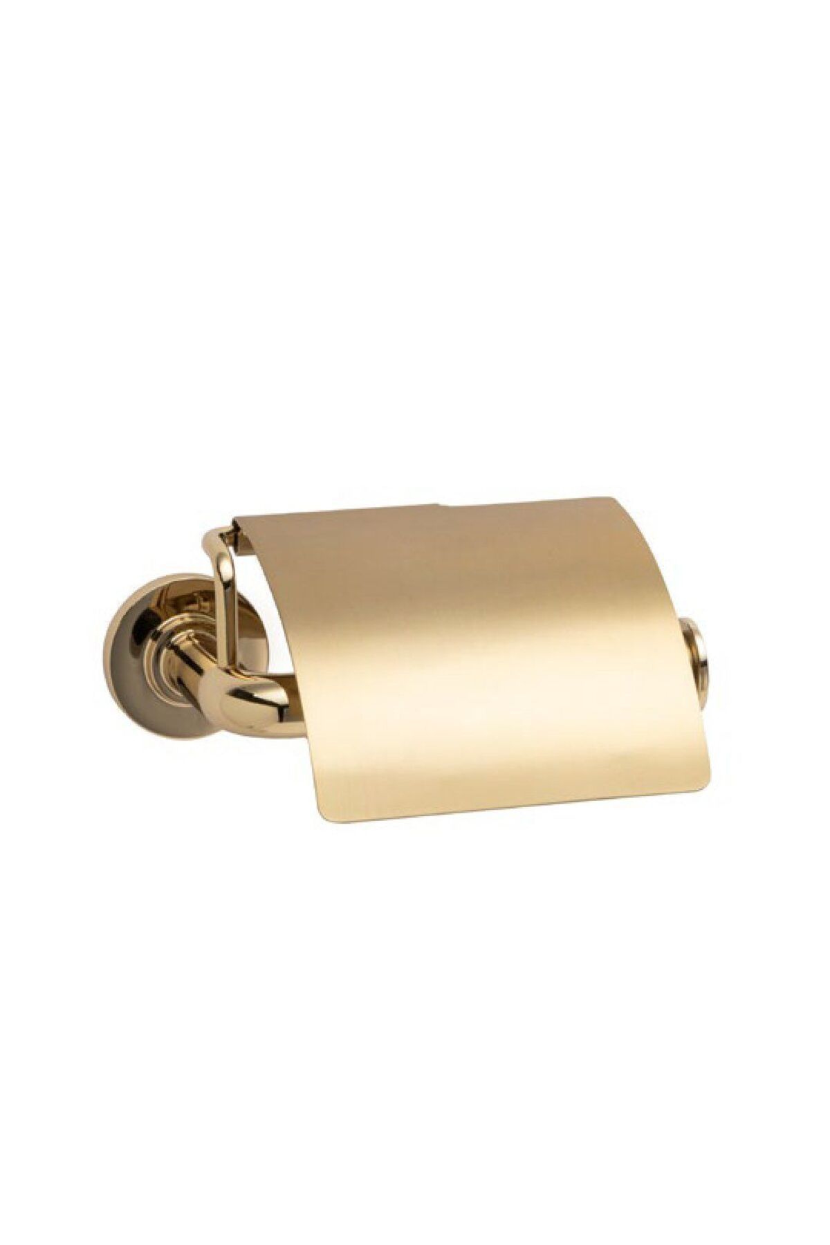 Nord Kapaklı Tuvalet Kağıtlığı Gold/Gold Branch Renk 69X121X155 mm