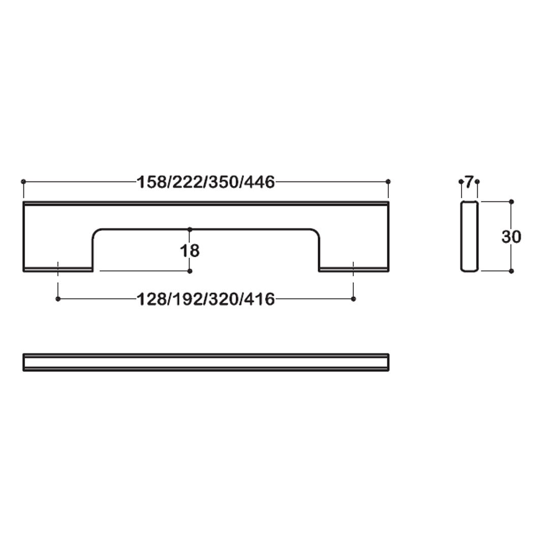 8574 Modern Kulp Krom Renk