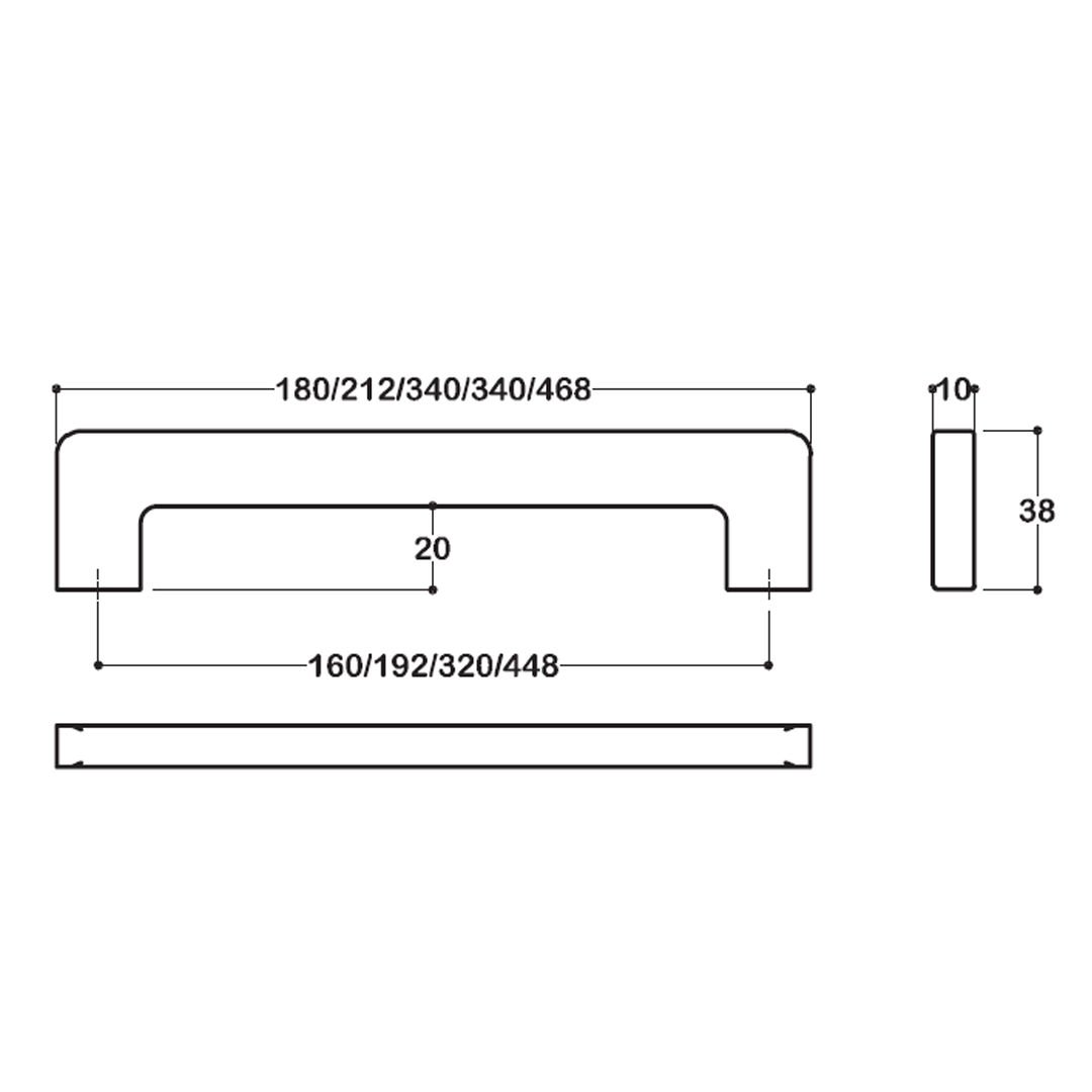 7842 Modern Kulp Krom Renk