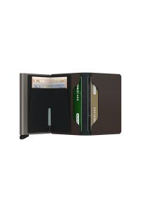 Secrid Slimwallet Matte Truffle - Mat Koyu/Kahverengi %100 Orjinal Avrupa Derisi Cüzdan