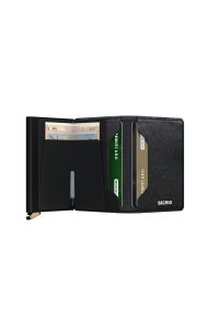 Secrid Premium Slimwallet Emboss Diamond Black - Kabartmalı Siyah  %100 Orjinal Avrupa Derisi Cüzdan