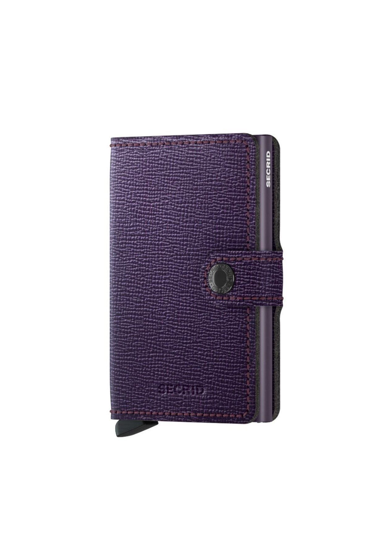 Secrid Miniwallet Crisple Purple, N/A - %100 Orjinal Avrupa Derisi Cüzdan