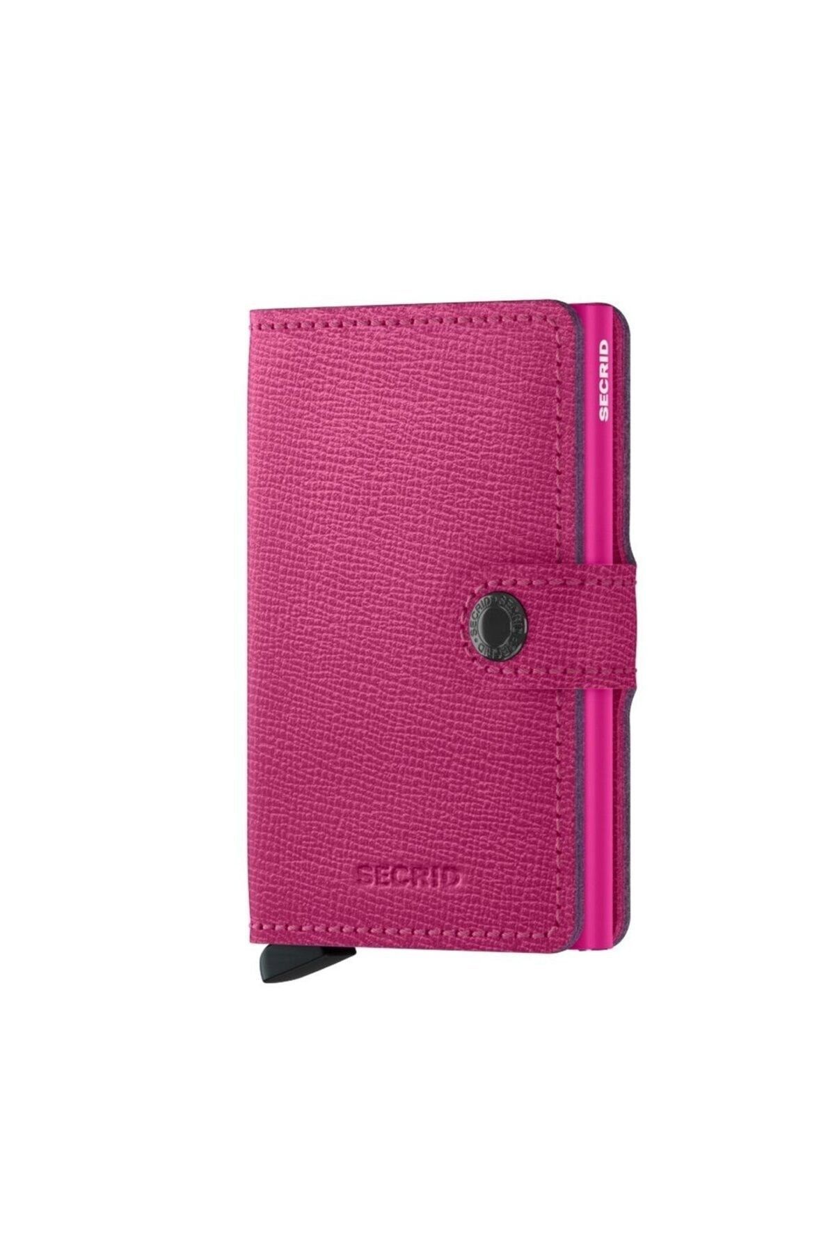 Secrid Miniwallet Crisple Fuchsia, N/A - %100 Orjinal Avrupa Derisi Cüzdan