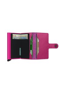 Secrid Miniwallet Crisple Fuchsia, N/A - %100 Orjinal Avrupa Derisi Cüzdan