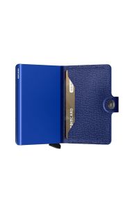 Secrid Miniwallet Crisple Cobalt, N/A - %100 Orjinal Avrupa Derisi Cüzdan