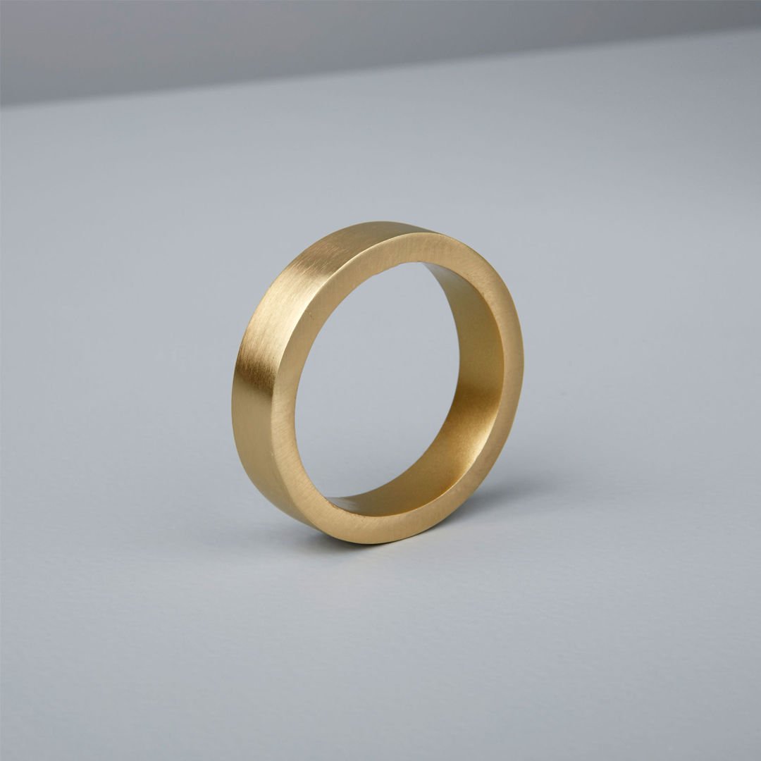 Altın Renkli Halka Peçete Yüzüğü 4,5 X 0,5 Cm