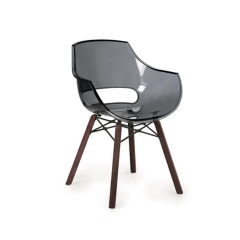 Akr Ofis Opal Wox (Iroko Leg) Sandalye