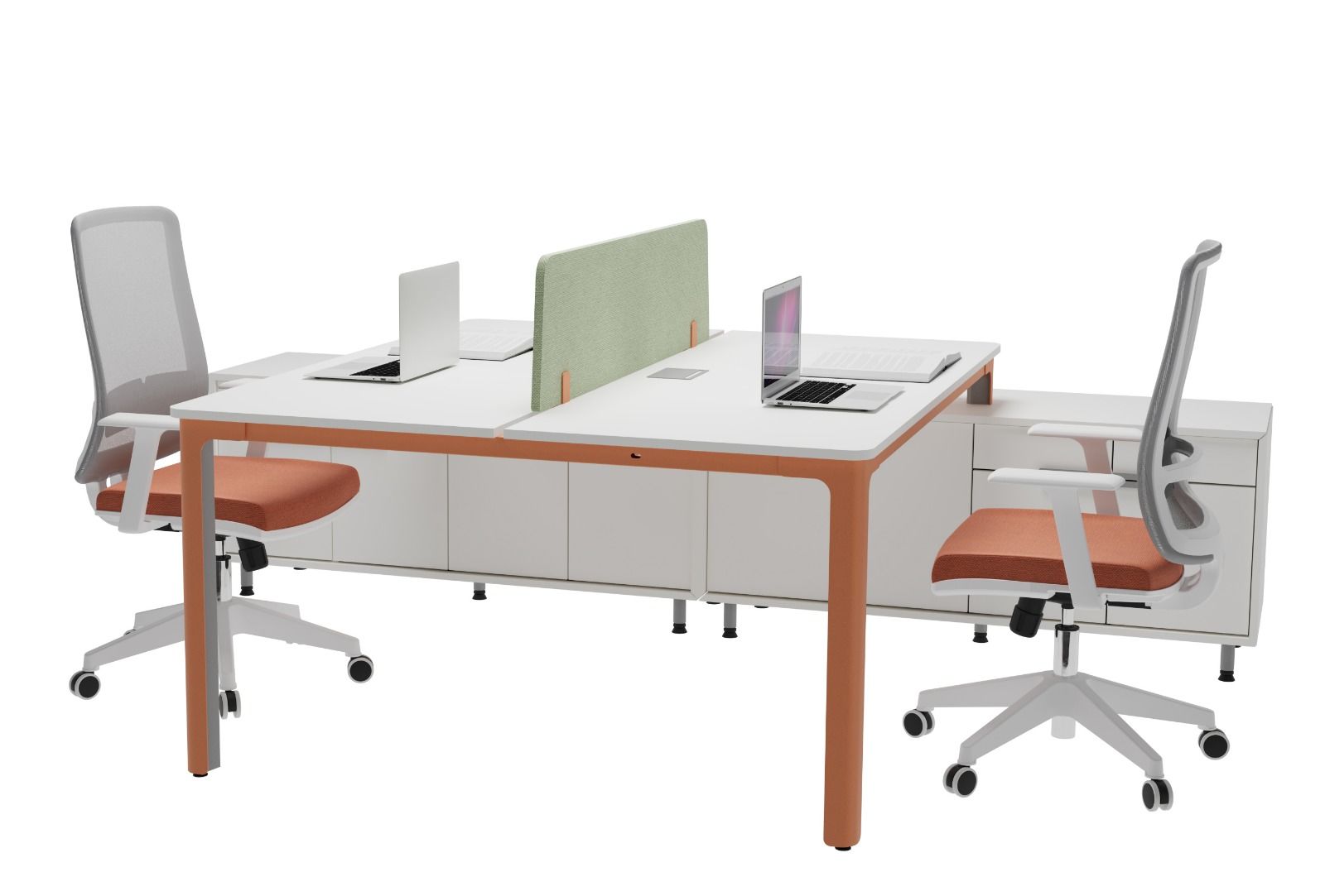 Akr Ofis Nord Etajerli İkili Workstation