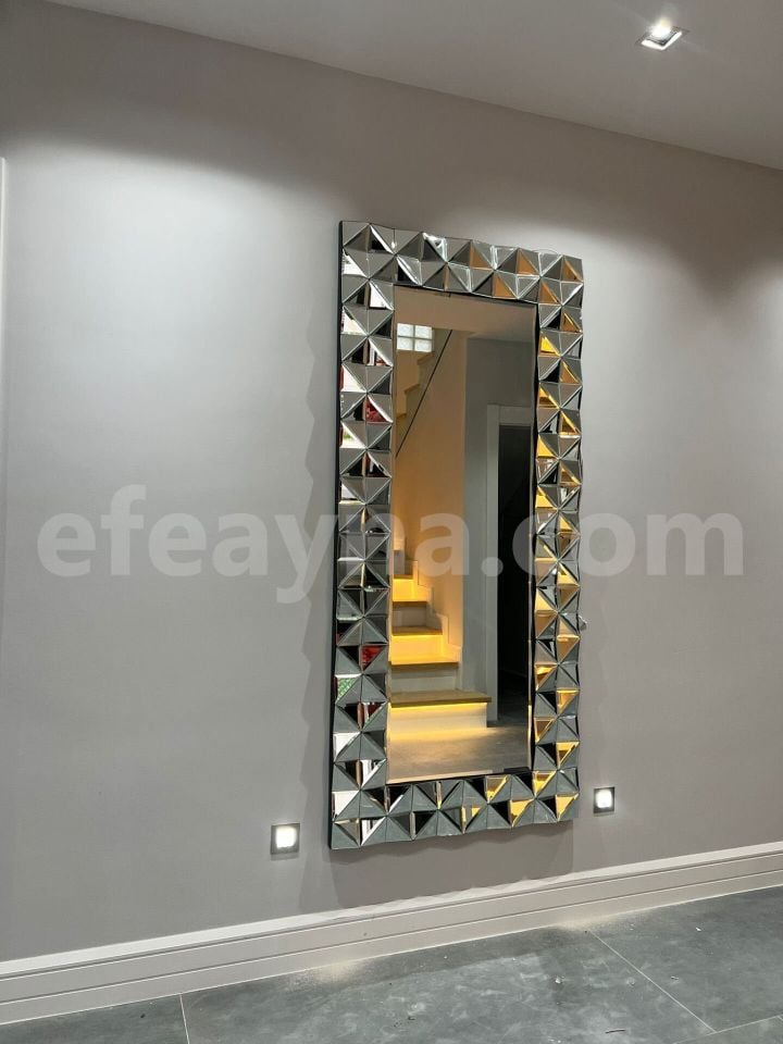 DIAMOND MODEL GÜMÜŞ AYNA 80X180cm