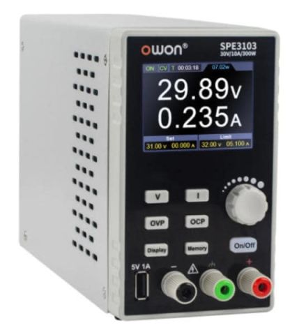 Owon SPE3051 DC Ayarlı Güç Kaynağı 150W 0-30V / 0-5A