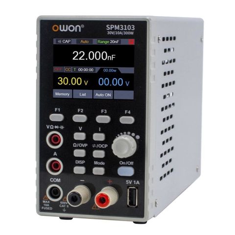 Owon SPM3103 30V/10A 300W DC Güç Kaynağı + Multimetre