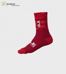 ALE MATCH Unisex Yazlık Çorap Kırmızı