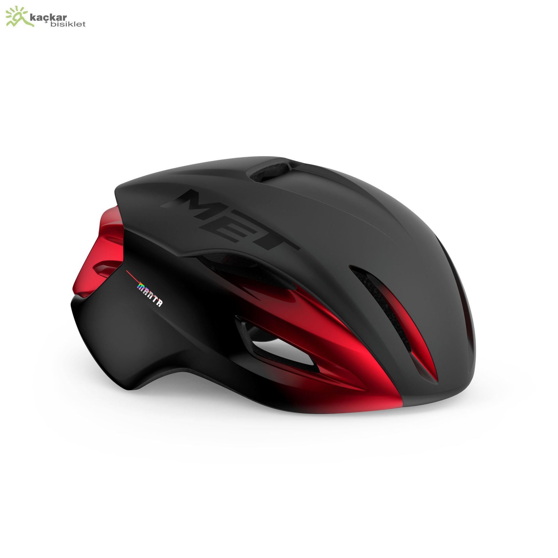 MET Helmets Manta Mips Road Kask Slate Red / Matt