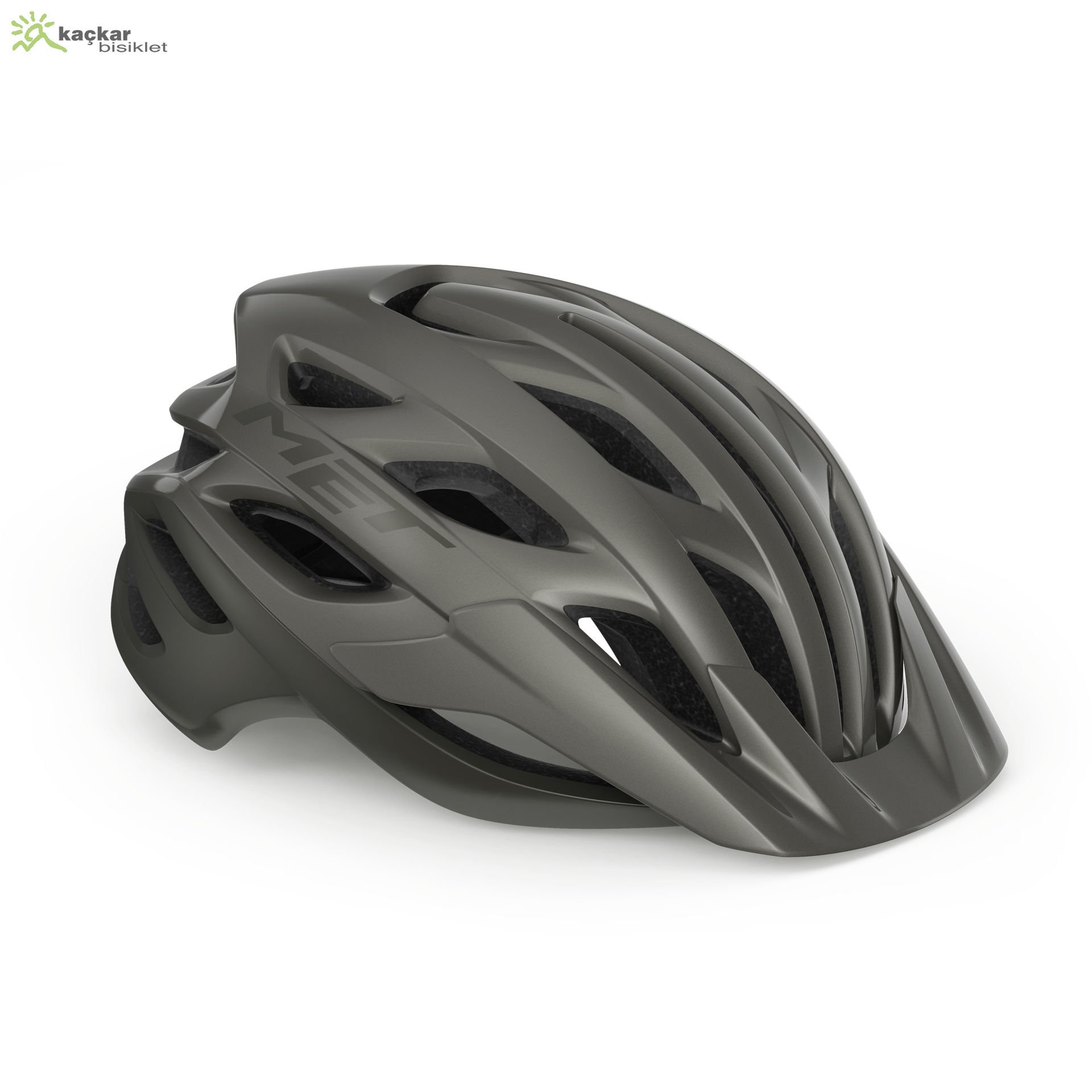 MET Helmets Veleno Mtb , Gravel Kask Titanium Metallic / Matt