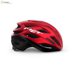 MET Helmets Estro Mips Road Kask Red Black Metallic / Glossy