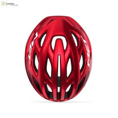 MET Helmets Estro Mips Road Kask Red Black Metallic / Glossy